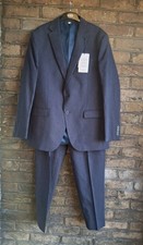 New M&S Dark Navy Linen Blend
