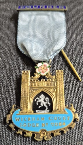 Masonic founders jewel - founders, jewel-wickham