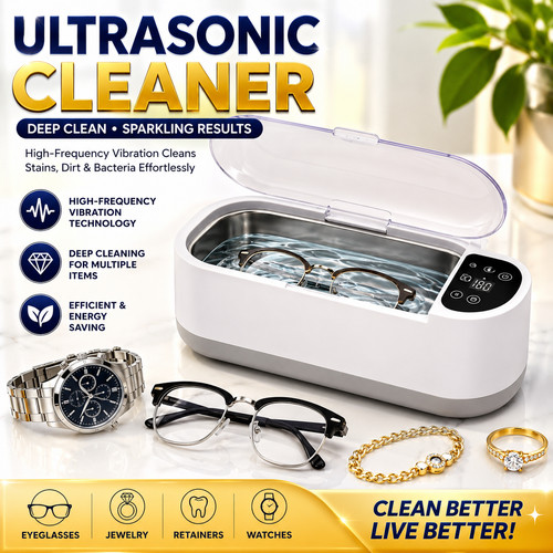Ultrasonic glasses cleaner - glasses,