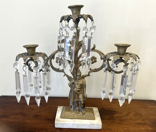Antique brass crystal - antique, &