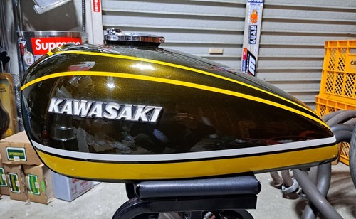 Kawasaki z1a press fuel tank - fuel,
