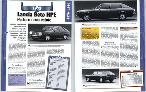 Lancia beta hpe 1970 - 1970/1980, a