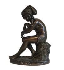 Signed Bronze Sculpture By