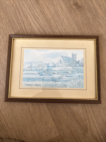 David skipp framed - david, watercolour