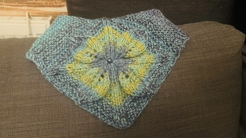 Hand knitted neck - hand, warmer