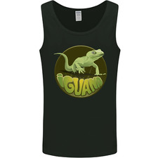 An Iguana Lizard Mens Vest Tank Top