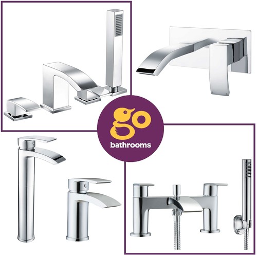 Chrome modern tap bathroom - tap,