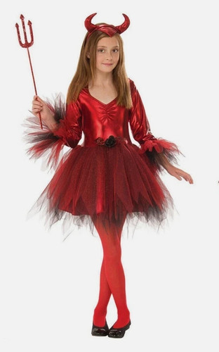 Girls halloween red - halloween, devil