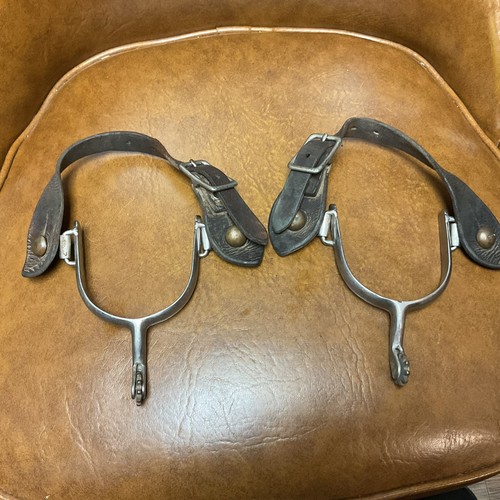 Pair vintage cowboy spurs - vintage, spurs.