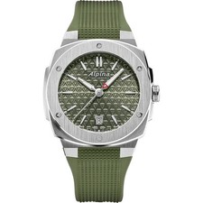 Alpina Green Unisexs Analogue