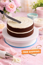 11” Revolving Plastic Cake