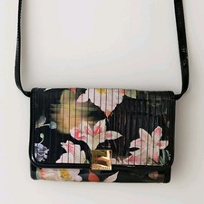 Ted Baker Women's Bag Black Floral bag  Quilted stitch 