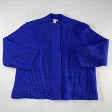 Chicos Royal Blue Button Front