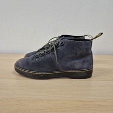 Dr Martens Lahava Chukka Monkey Blue Suede Leather Mid Ankle Boots Uk 7 Eu 41