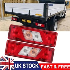2x Rear Tail Light Brake Lamp W/Bulbs For Ford Transit MK8 Tipper Pickup 14-2021
