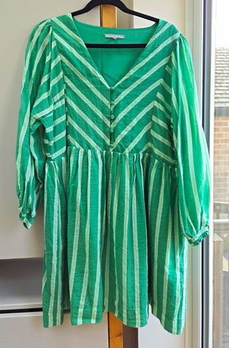 Oliver bonas green striped - bonas,