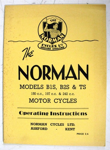 Norman b1s b2s motorcycle - norman,