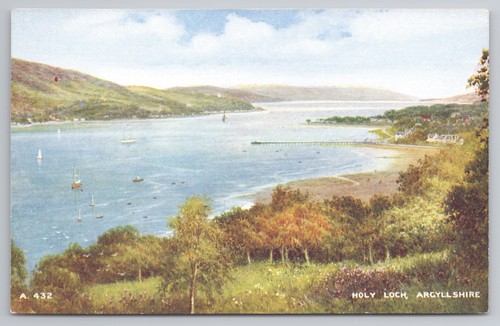 Holy loch argyllshire postcard - holy,