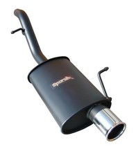 Ford Fiesta MK6 1.25 1.3 Sportex Exhaust Rear Back Tail box Single 3"