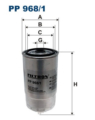 968 filtron fuel filter - fuel,