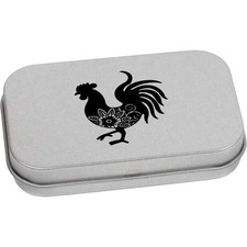 'Rooster Silhouette' Metal