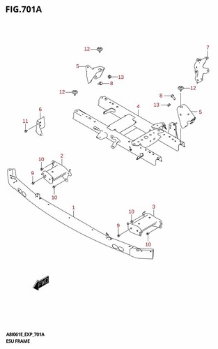 Suzuki genuine frame - suzuki,