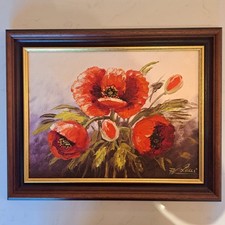 Vintage Original Red Poppy oil