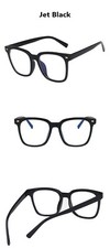 Womens Retro Square Frame Geek Glasses Clear Lens Fashion Nerd Geek Glasses UK