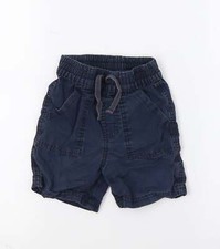 NEXT Boys Beige Cotton Blend Cargo Trousers Size 12-18 Months