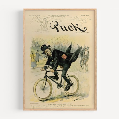 Puck bicycle 1896 - bicycle, retro