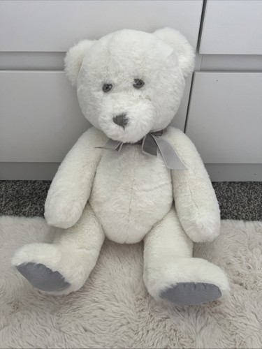 Mamas and papas white teddy - white,