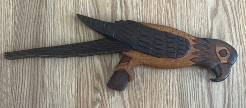 Vintage hand carved - vintage, wooden