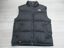 The North Face Mens Nuptse Vest Gilet Goose Down 700 L Black Body Warmer