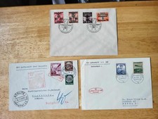 Germany Graf Zeppelin 1936 & 1939 carried Covers x2, 1 Krakau Cover1941 (rare pm