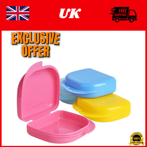 Denture case retainer box - denture,