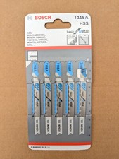 BOSCH JIGSAW BLADES BASIC FOR METAL T118A (5 PACK)