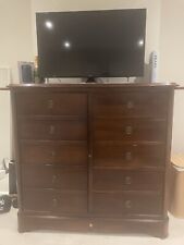 Brigitte Forestier Wood Tall Boy / Gentleman’s Compactum / Cabinet 