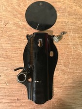 079a Original Singer 15k Sewing Machine Front and Side Black Face Plates