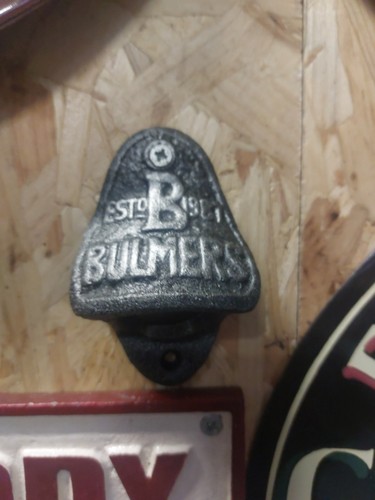 Bulmers cast iron bottle - bulmers,