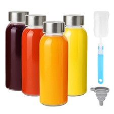 Glass Water Bottles with Lids