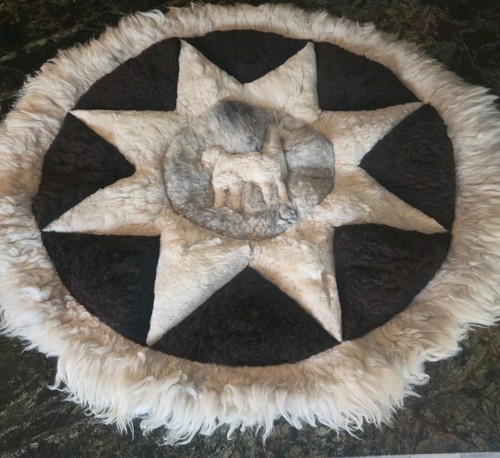 Vtg alpaca llama fur peruvian - fur,