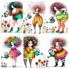 THE CURVY GARDENER Cardmaking Card Toppers Scrapbook Tags Paper Craft