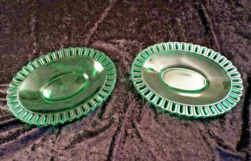 Green glass fruit - glass, bon
