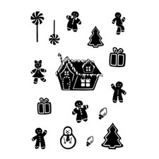 Card-io COMBINATIONS A7 Clear Stamps COLLECTION CCST Christmas