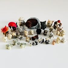 Vintage Puppy In My Pocket Figures Bundle Job Lot Flocked Kitty Ocean Jungle MEG