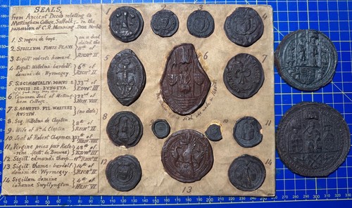 Collection medieval seal - of,