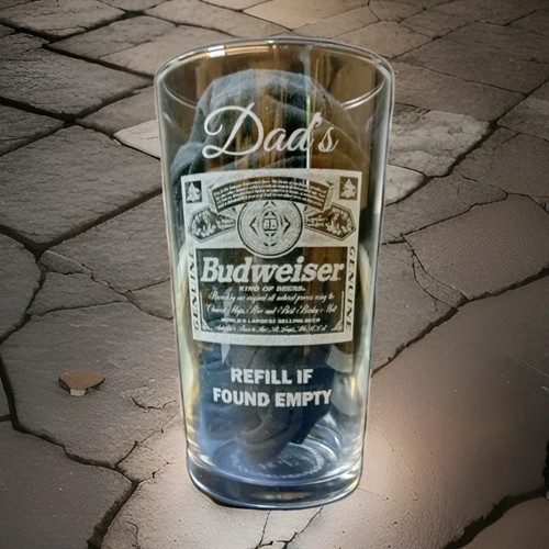 Personalised budweiser pint - personalised,