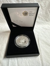 2009 HENRY VIII UK SILVER PROOF £5 FIVE POUND COIN WITH BOX & COA ROYAL MINT 1oz