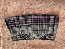 Vintage micro checkered skirt