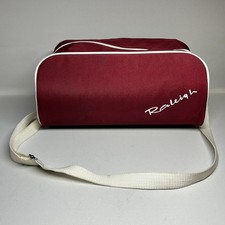 Vintage Raleigh Gym Bag Maroon Boot Bag Retro Sports Bag with Shoulder Strap